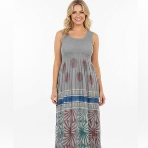 Sacred Threads one size boho maxi dress